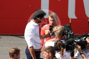 World © Octane Photographic Ltd. Formula 1 – Austrian GP - Race Podium. Scuderia Ferrari SF71-H – Kimi Raikkonen. Red Bull Ring, Spielberg, Austria. Sunday 1st July 2018.