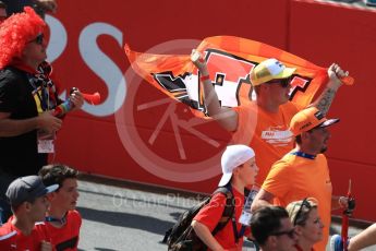 World © Octane Photographic Ltd. Formula 1 – Austrian GP - Race Podium. Max Verstappen fans. Red Bull Ring, Spielberg, Austria. Sunday 1st July 2018.