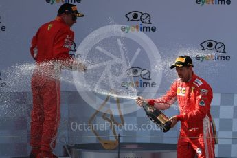 World © Octane Photographic Ltd. Formula 1 – Austrian GP - Race. Scuderia Ferrari SF71-H – Sebastian Vettel and Kimi Raikkonen. Red Bull Ring, Spielberg, Austria. Sunday 1st July 2018.