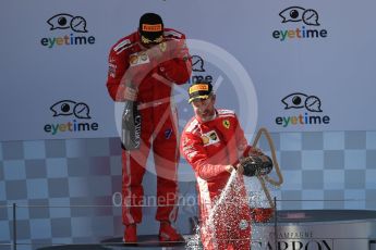 World © Octane Photographic Ltd. Formula 1 – Austrian GP - Race. Scuderia Ferrari SF71-H – Sebastian Vettel and Kimi Raikkonen. Red Bull Ring, Spielberg, Austria. Sunday 1st July 2018.