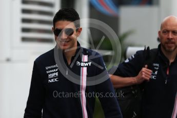 World © Octane Photographic Ltd. Formula 1 – Austrian GP - Paddock. Sahara Force India VJM11 - Esteban Ocon. Red Bull Ring, Spielberg, Austria. Friday 29th June 2018.