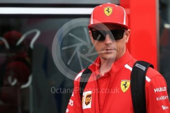 World © Octane Photographic Ltd. Formula 1 – Austrian GP - Paddock. Scuderia Ferrari SF71-H – Kimi Raikkonen. Red Bull Ring, Spielberg, Austria. Friday 29th June 2018.