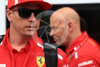 World © Octane Photographic Ltd. Formula 1 – Austrian GP - Paddock. Scuderia Ferrari SF71-H – Kimi Raikkonen. Red Bull Ring, Spielberg, Austria. Friday 29th June 2018.