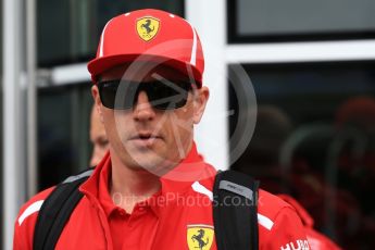 World © Octane Photographic Ltd. Formula 1 – Austrian GP - Paddock. Scuderia Ferrari SF71-H – Kimi Raikkonen. Red Bull Ring, Spielberg, Austria. Friday 29th June 2018.