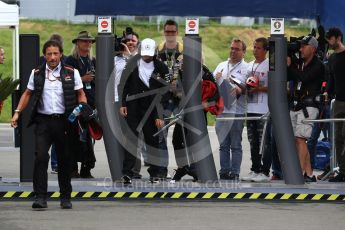 World © Octane Photographic Ltd. Formula 1 – Austrian GP - Paddock. Mercedes AMG Petronas Motorsport AMG F1 W09 EQ Power+ - Lewis Hamilton. Red Bull Ring, Spielberg, Austria. Friday 29th June 2018.