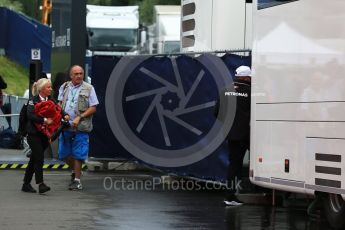 World © Octane Photographic Ltd. Formula 1 – Austrian GP - Paddock. Mercedes AMG Petronas Motorsport AMG F1 W09 EQ Power+ - Lewis Hamilton. Red Bull Ring, Spielberg, Austria. Friday 29th June 2018.