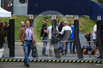 World © Octane Photographic Ltd. Formula 1 – Austrian GP - Paddock. Williams Martini Racing FW41 – Sergey Sirotkin. Red Bull Ring, Spielberg, Austria. Friday 29th June 2018.