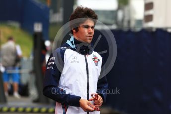 World © Octane Photographic Ltd. Formula 1 – Austrian GP - Paddock. Williams Martini Racing FW41 – Lance Stroll. Red Bull Ring, Spielberg, Austria. Friday 29th June 2018.