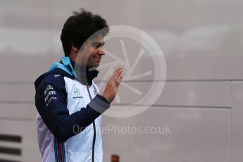 World © Octane Photographic Ltd. Formula 1 – Austrian GP - Paddock. Williams Martini Racing FW41 – Lance Stroll. Red Bull Ring, Spielberg, Austria. Friday 29th June 2018.