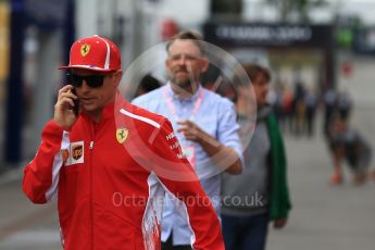 World © Octane Photographic Ltd. Formula 1 – Austrian GP - Paddock. Scuderia Ferrari SF71-H – Kimi Raikkonen. Red Bull Ring, Spielberg, Austria. Friday 29th June 2018.