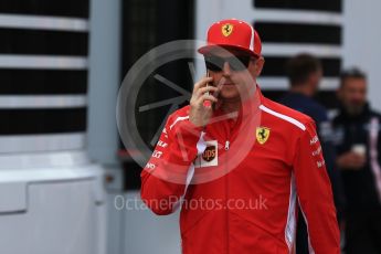 World © Octane Photographic Ltd. Formula 1 – Austrian GP - Paddock. Scuderia Ferrari SF71-H – Kimi Raikkonen. Red Bull Ring, Spielberg, Austria. Friday 29th June 2018.