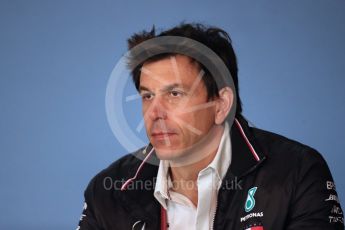 World © Octane Photographic Ltd. Formula 1 - Austrian GP – Friday FIA Team Press Conference. Toto Wolff - Executive Director & Head of Mercedes-Benz Motorsport. Red Bull Ring, Spielberg, Austria. Friday 29th June 2018.