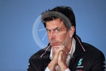 World © Octane Photographic Ltd. Formula 1 - Austrian GP – Friday FIA Team Press Conference. Toto Wolff - Executive Director & Head of Mercedes-Benz Motorsport. Red Bull Ring, Spielberg, Austria. Friday 29th June 2018.
