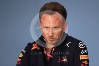 World © Octane Photographic Ltd. Formula 1 - Austrian GP - Friday FIA Team Press Conference. Christian Horner - Team Principal of Red Bull Racing. Red Bull Ring, Spielberg, Austria. Friday 29th June 2018.