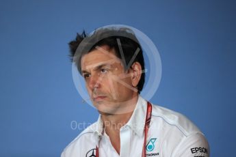 World © Octane Photographic Ltd. Formula 1 - Austrian GP – Friday FIA Team Press Conference. Toto Wolff - Executive Director & Head of Mercedes-Benz Motorsport. Red Bull Ring, Spielberg, Austria. Friday 29th June 2018.