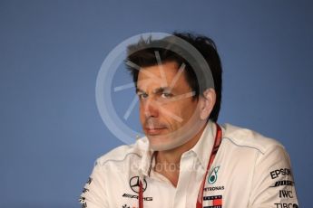 World © Octane Photographic Ltd. Formula 1 - Austrian GP – Friday FIA Team Press Conference. Toto Wolff - Executive Director & Head of Mercedes-Benz Motorsport. Red Bull Ring, Spielberg, Austria. Friday 29th June 2018.