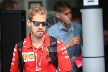 World © Octane Photographic Ltd. Formula 1 – Austrian GP - Paddock. Scuderia Ferrari SF71-H – Sebastian Vettel. Red Bull Ring, Spielberg, Austria. Saturday 30th June 2018.