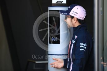 World © Octane Photographic Ltd. Formula 1 – Austrian GP - Paddock. Sahara Force India VJM11 - Sergio Perez. Red Bull Ring, Spielberg, Austria. Sunday 1st July 2018.