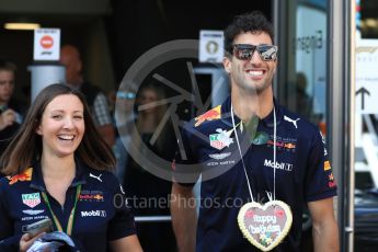 World © Octane Photographic Ltd. Formula 1 – Austrian GP - Paddock. Aston Martin Red Bull Racing TAG Heuer RB14 – Daniel Ricciardo. Red Bull Ring, Spielberg, Austria. Sunday 1st July 2018.