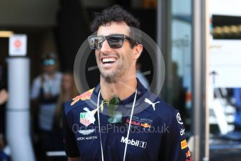 World © Octane Photographic Ltd. Formula 1 – Austrian GP - Paddock. Aston Martin Red Bull Racing TAG Heuer RB14 – Daniel Ricciardo. Red Bull Ring, Spielberg, Austria. Sunday 1st July 2018.