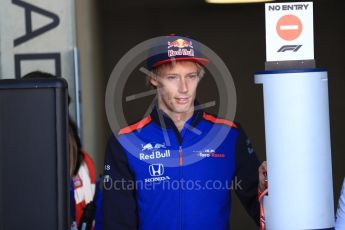 World © Octane Photographic Ltd. Formula 1 – Austrian GP - Paddock. Scuderia Toro Rosso STR13 – Brendon Hartley. Red Bull Ring, Spielberg, Austria. Sunday 1st July 2018.