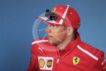 World © Octane Photographic Ltd. Formula 1 – French GP - Thursday Driver Press Conference. Scuderia Ferrari – Kimi Raikkonen. Red Bull Ring, Spielberg, Austria. Thursday 28th June 2018.