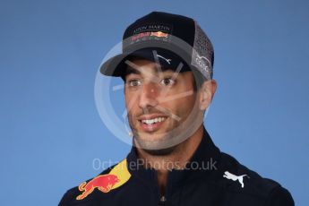 World © Octane Photographic Ltd. Formula 1 – French GP - Thursday Driver Press Conference. Aston Martin Red Bull Racing TAG Heuer  – Daniel Ricciardo. Red Bull Ring, Spielberg, Austria. Thursday 28th June 2018.