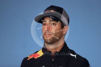 World © Octane Photographic Ltd. Formula 1 – French GP - Thursday Driver Press Conference. Aston Martin Red Bull Racing TAG Heuer – Daniel Ricciardo. Red Bull Ring, Spielberg, Austria. Thursday 28th June 2018.