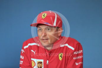 World © Octane Photographic Ltd. Formula 1 – French GP - Thursday Driver Press Conference. Scuderia Ferrari – Kimi Raikkonen. Red Bull Ring, Spielberg, Austria. Thursday 28th June 2018.