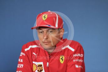 World © Octane Photographic Ltd. Formula 1 – French GP - Thursday Driver Press Conference. Scuderia Ferrari – Kimi Raikkonen. Red Bull Ring, Spielberg, Austria. Thursday 28th June 2018.