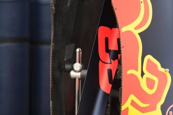 World © Octane Photographic Ltd. Formula 1 – Austrian GP - Pit Lane. Aston Martin Red Bull Racing TAG Heuer RB14 – Max Verstappen. Red Bull Ring, Spielberg, Austria. Thursday 28th June 2018.