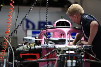 World © Octane Photographic Ltd. Formula 1 – Austrian GP - Pit Lane. Sahara Force India VJM11. Red Bull Ring, Spielberg, Austria. Thursday 28th June 2018.