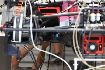 World © Octane Photographic Ltd. Formula 1 – Austrian GP - Pit Lane. Sahara Force India VJM11. Red Bull Ring, Spielberg, Austria. Thursday 28th June 2018.