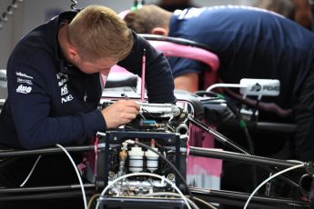 World © Octane Photographic Ltd. Formula 1 – Austrian GP - Pit Lane. Sahara Force India VJM11. Red Bull Ring, Spielberg, Austria. Thursday 28th June 2018.