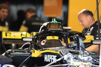 World © Octane Photographic Ltd. Formula 1 – Austrian GP - Pit Lane. Renault Sport F1 Team RS18. Red Bull Ring, Spielberg, Austria. Thursday 28th June 2018.