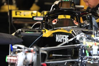 World © Octane Photographic Ltd. Formula 1 – Austrian GP - Pit Lane. Renault Sport F1 Team RS18. Red Bull Ring, Spielberg, Austria. Thursday 28th June 2018.