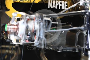 World © Octane Photographic Ltd. Formula 1 – Austrian GP - Pit Lane. Renault Sport F1 Team RS18. Red Bull Ring, Spielberg, Austria. Thursday 28th June 2018.