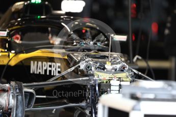 World © Octane Photographic Ltd. Formula 1 – Austrian GP - Pit Lane. Renault Sport F1 Team RS18. Red Bull Ring, Spielberg, Austria. Thursday 28th June 2018.