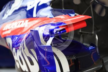 World © Octane Photographic Ltd. Formula 1 – Austrian GP - Pit Lane. Scuderia Toro Rosso STR13. Red Bull Ring, Spielberg, Austria. Thursday 28th June 2018.