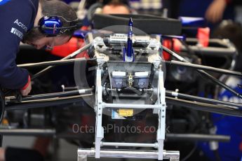 World © Octane Photographic Ltd. Formula 1 – Austrian GP - Pit Lane. Scuderia Toro Rosso STR13. Red Bull Ring, Spielberg, Austria. Thursday 28th June 2018.