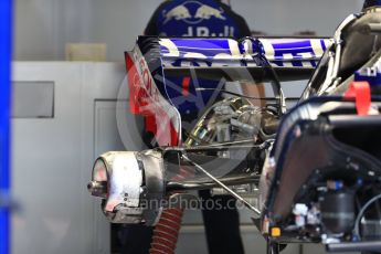 World © Octane Photographic Ltd. Formula 1 – Austrian GP - Pit Lane. Scuderia Toro Rosso STR13. Red Bull Ring, Spielberg, Austria. Thursday 28th June 2018.