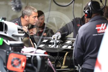 World © Octane Photographic Ltd. Formula 1 – Austrian GP - Pit Lane. Haas F1 Team VF-18. Red Bull Ring, Spielberg, Austria. Thursday 28th June 2018.