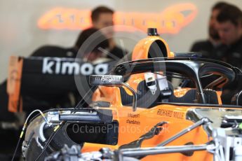 World © Octane Photographic Ltd. Formula 1 – Austrian GP - Pit Lane. McLaren MCL33. Red Bull Ring, Spielberg, Austria. Thursday 28th June 2018.