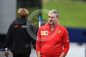 World © Octane Photographic Ltd. Formula 1 - Austrian GP - Paddock. Maurizio Arrivabene – Managing Director and Team Principal of Scuderia Ferrari. Red Bull Ring, Spielberg, Austria. Thursday 28th June 2018.