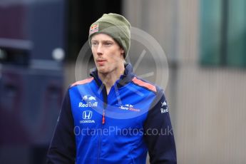 World © Octane Photographic Ltd. Formula 1 – Austrian GP - Paddock. Scuderia Toro Rosso STR13 – Brendon Hartley. Red Bull Ring, Spielberg, Austria. Thursday 28th June 2018.