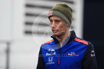 World © Octane Photographic Ltd. Formula 1 – Austrian GP - Paddock. Scuderia Toro Rosso STR13 – Brendon Hartley. Red Bull Ring, Spielberg, Austria. Thursday 28th June 2018.