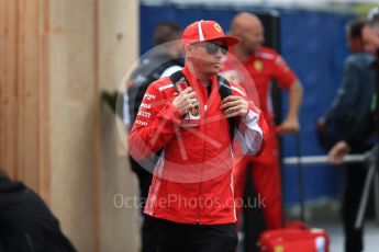 World © Octane Photographic Ltd. Formula 1 – Austrian GP - Paddock. Scuderia Ferrari SF71-H – Kimi Raikkonen. Red Bull Ring, Spielberg, Austria. Thursday 28th June 2018.