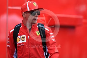 World © Octane Photographic Ltd. Formula 1 – Austrian GP - Paddock. Scuderia Ferrari SF71-H – Kimi Raikkonen. Red Bull Ring, Spielberg, Austria. Thursday 28th June 2018.