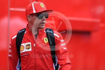 World © Octane Photographic Ltd. Formula 1 – Austrian GP - Paddock. Scuderia Ferrari SF71-H – Kimi Raikkonen. Red Bull Ring, Spielberg, Austria. Thursday 28th June 2018.