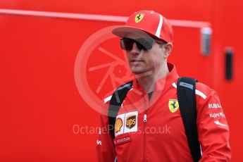 World © Octane Photographic Ltd. Formula 1 – Austrian GP - Paddock. Scuderia Ferrari SF71-H – Kimi Raikkonen. Red Bull Ring, Spielberg, Austria. Thursday 28th June 2018.